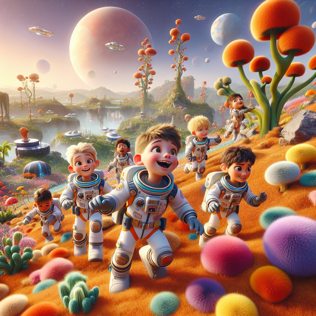 Astro Scouts - A team of kids exploring new planets