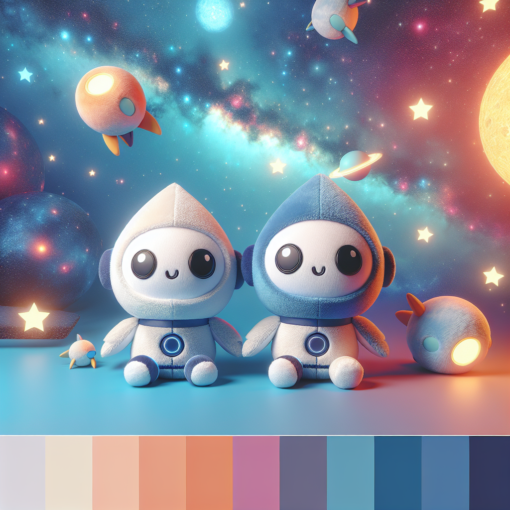 Orbit and Nova - Best friends traveling through the galaxy